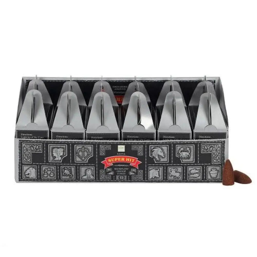 Super Hit Backflow Cones - Satya incense cones