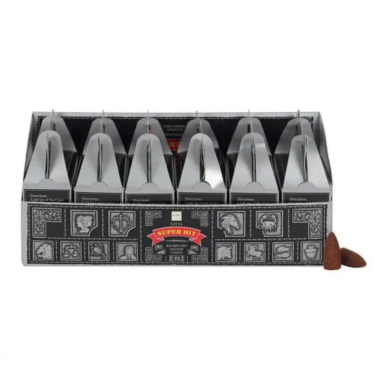 Super Hit Backflow Cones - Satya incense cones