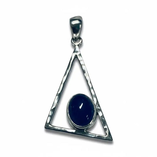 Tanzanite Aztec Pendant Silver Pendant