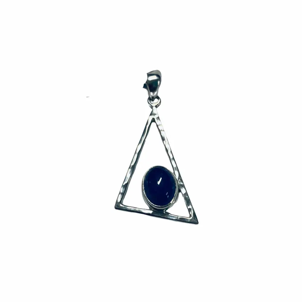 Tanzanite Aztec Pendant Silver Pendant