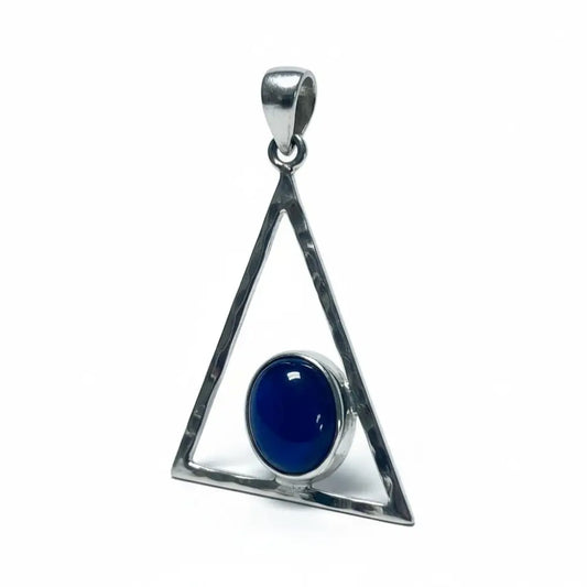 Tanzanite Aztec Pendant Silver Pendant