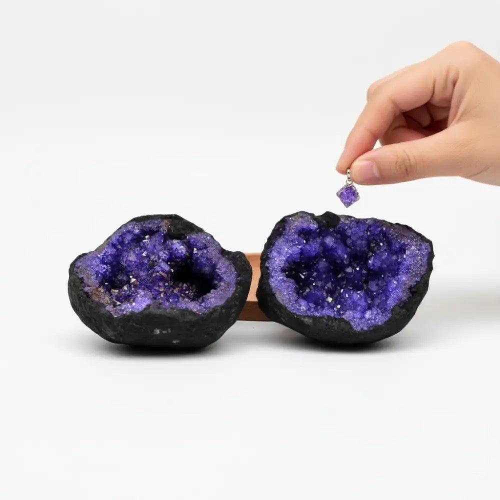 Thunder Geodes - Purple Crystal geodes