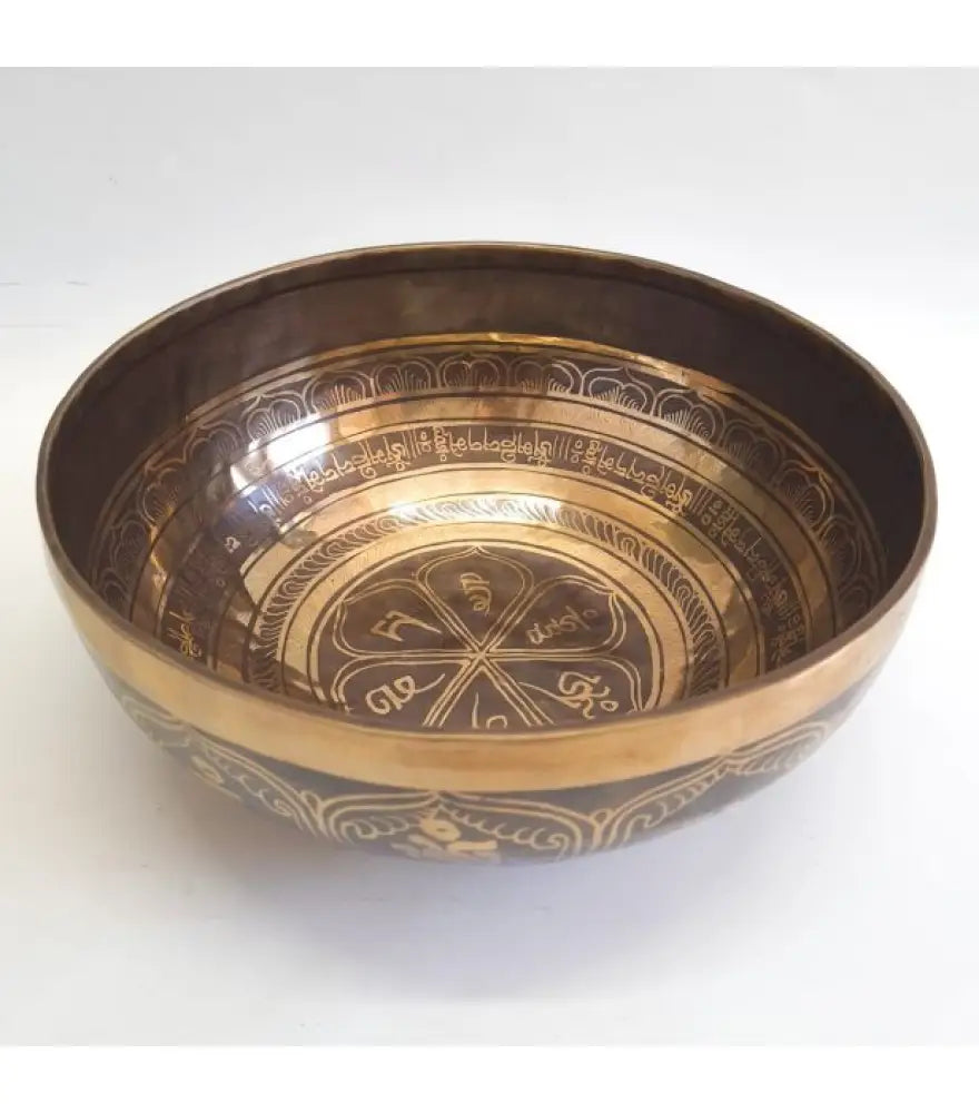 Tibetan Singing Bowl - Etched - Made In Nepal Singing bowl