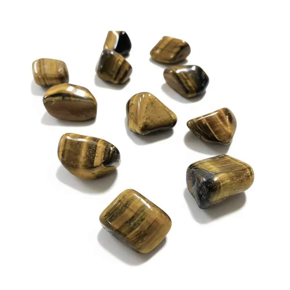 Tiger Eye Gold Tumble Crystals ~ Courage & Study Tumbled Crystal