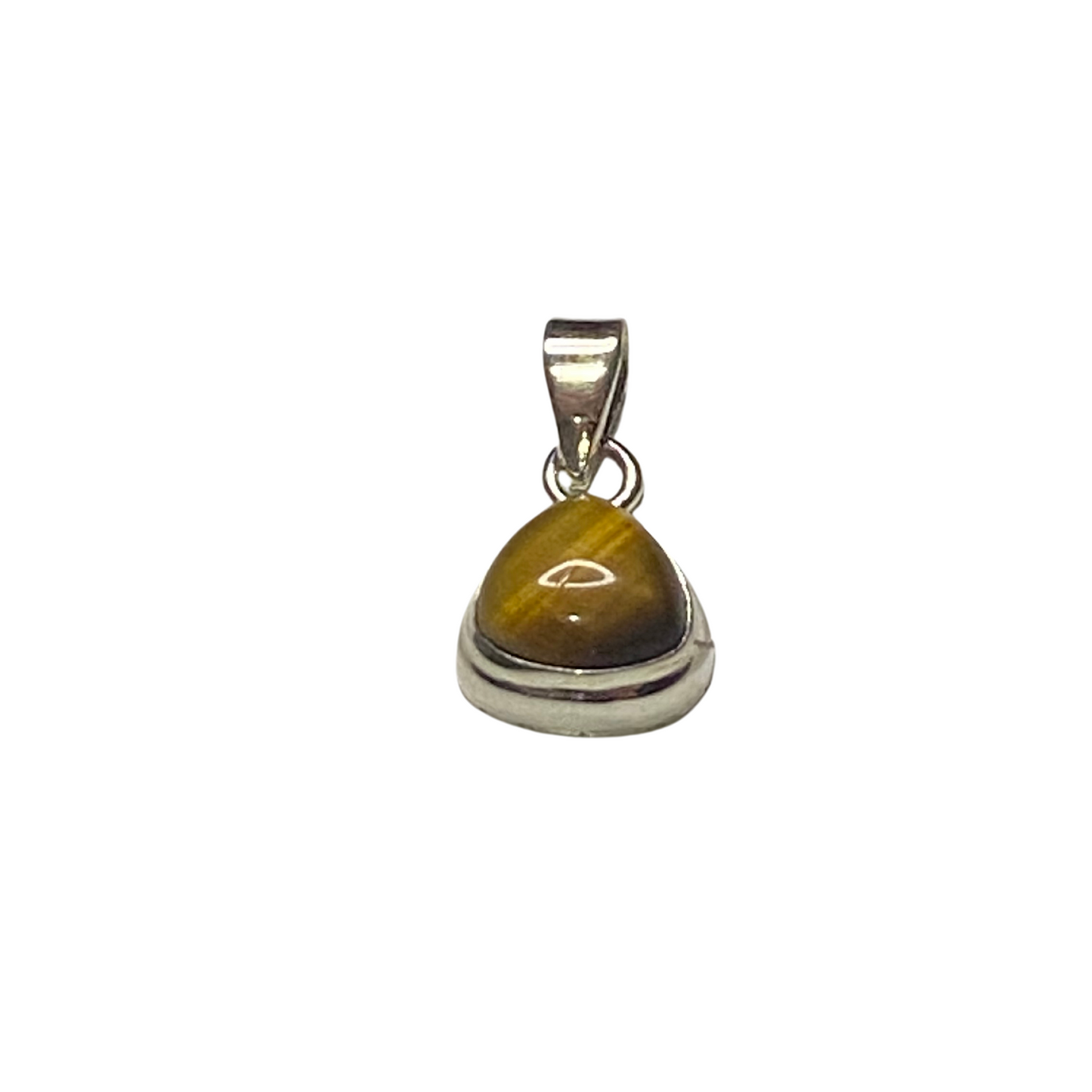 Tiger Eye Silver Pendant