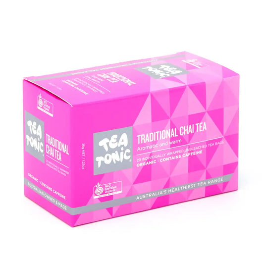 Traditional Chai Tea 20 Tea Bags - Box