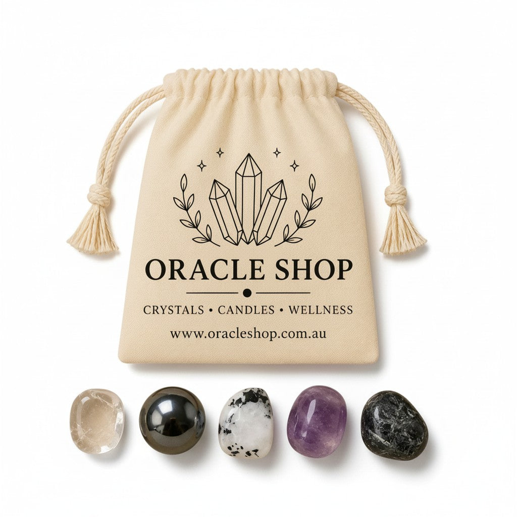 Travel Safe Intention Crystal Kit