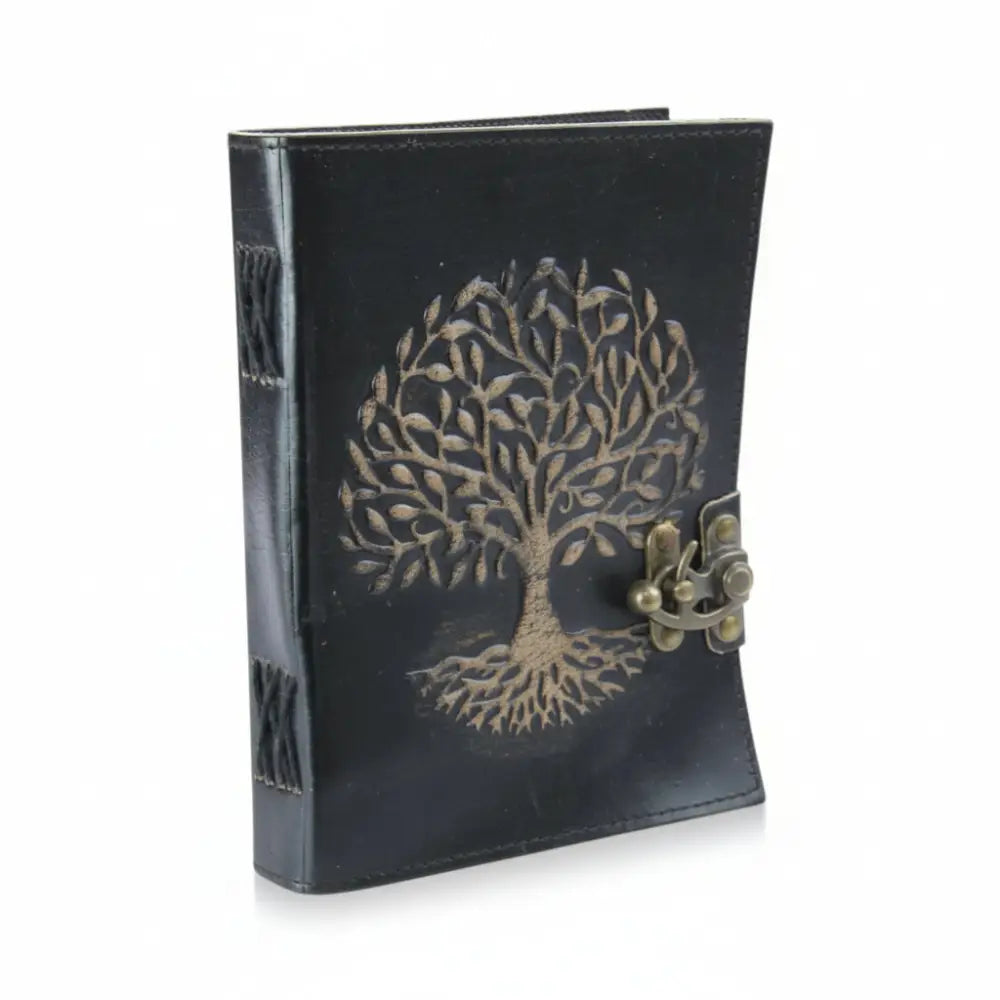Tree of Life Leather Journal with antique paper Journal