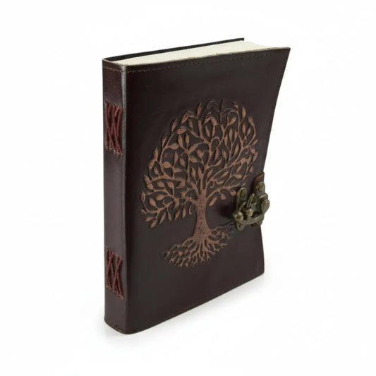 Tree of Life Leather Journal with antique paper Journal