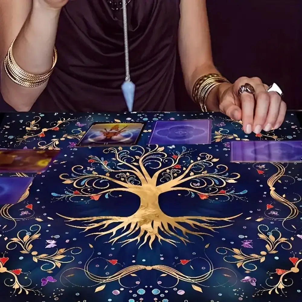 Tree Of Life Tarot Table Cloth tarot cloth