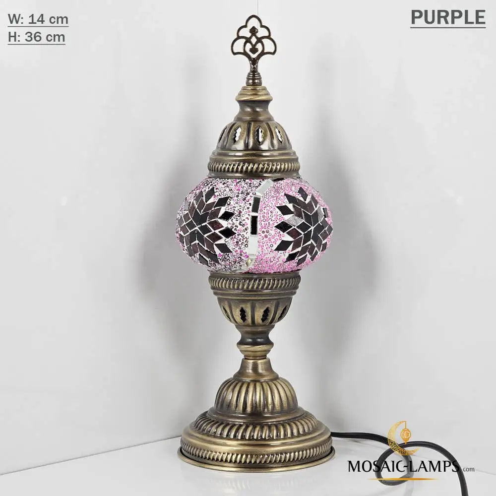 Turkish Mosaic Lamp - Medium Blue 1 Mosaic Lamp