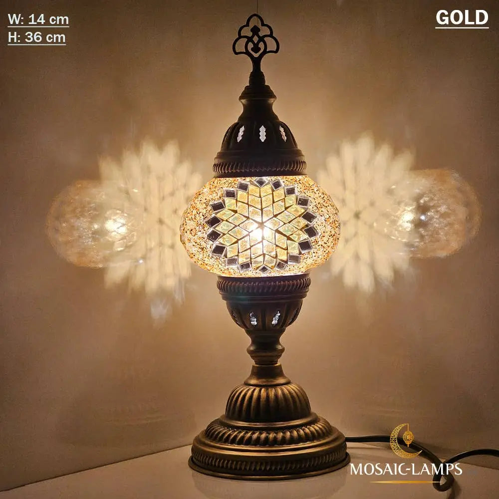 Turkish Mosaic Lamp - Medium Blue 1 Mosaic Lamp