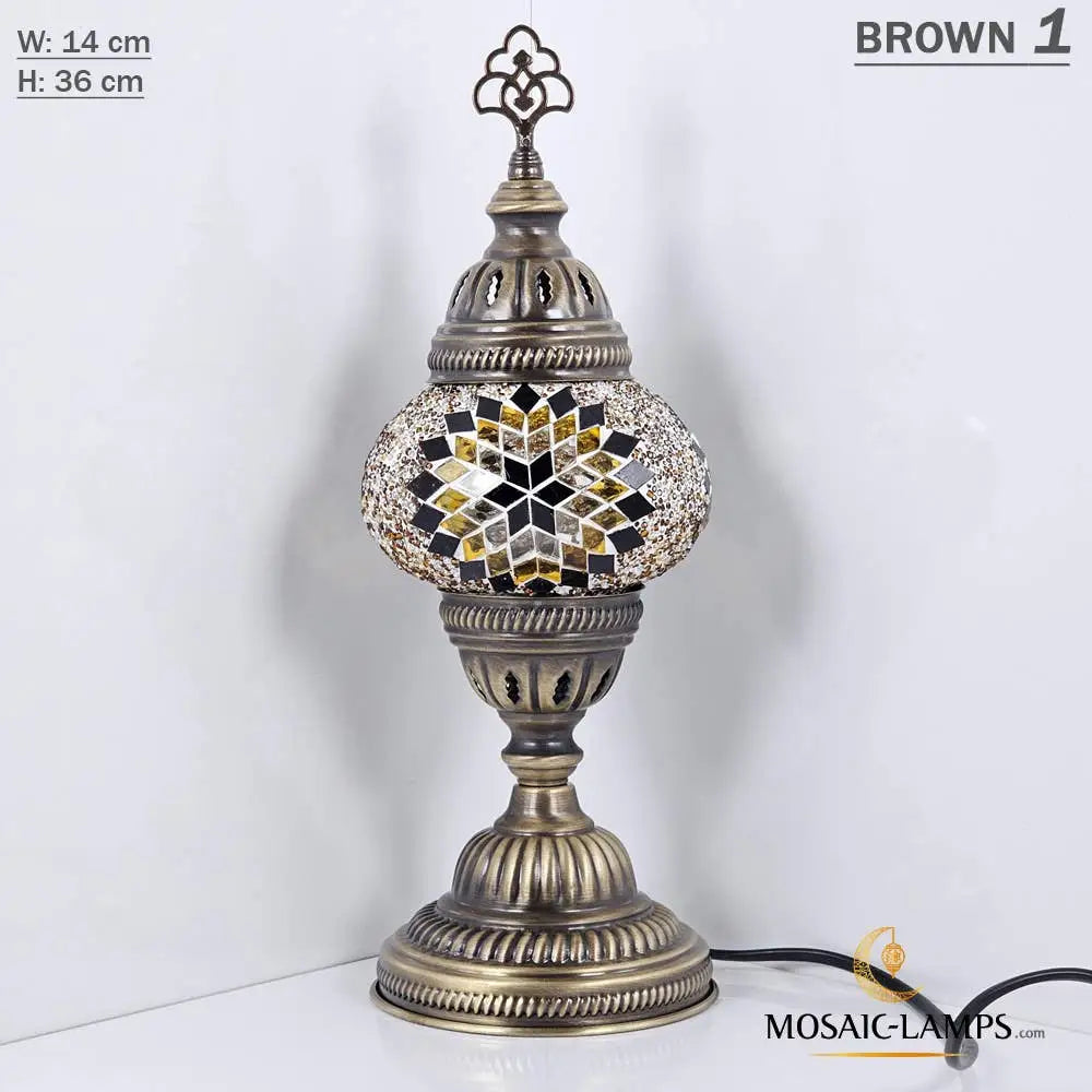 Turkish Mosaic Lamp - Medium Blue 1 Mosaic Lamp