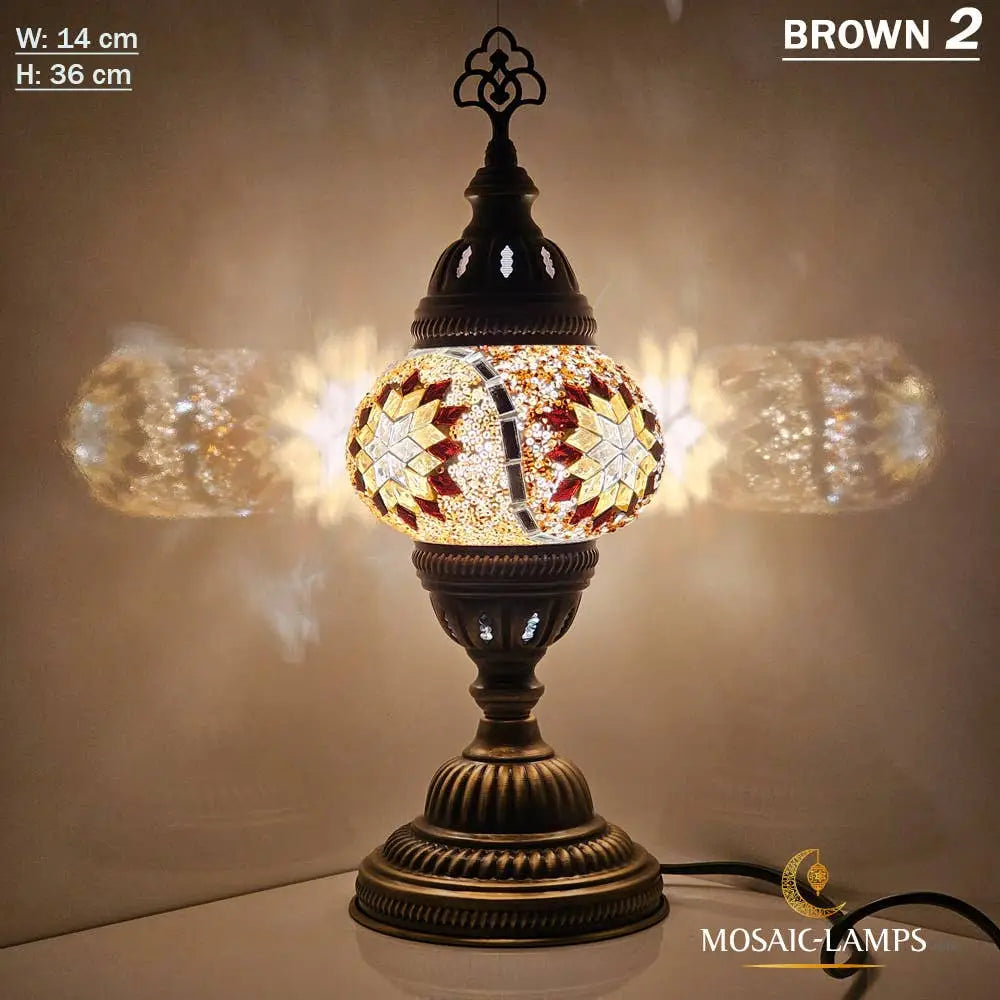 Turkish Mosaic Lamp - Medium Blue 1 Mosaic Lamp