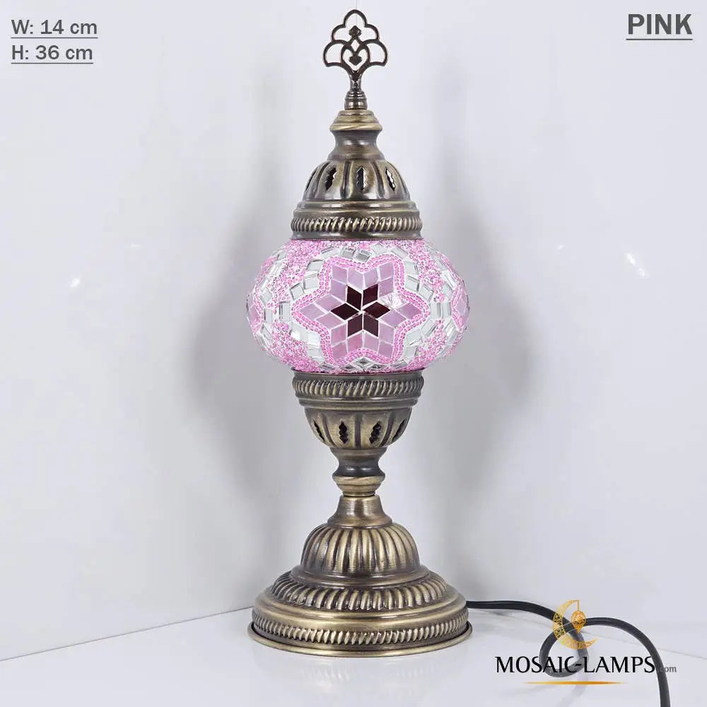 Turkish Mosaic Lamp - Medium Blue 1 Mosaic Lamp
