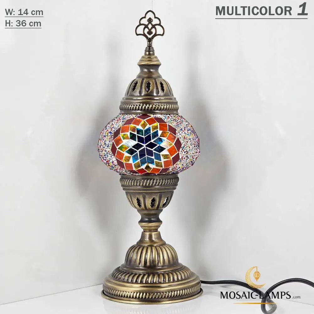 Turkish Mosaic Lamp - Medium Blue 1 Mosaic Lamp