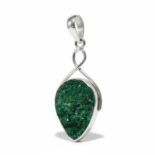 Uvarovite Garnet Pendant SS PENDANT