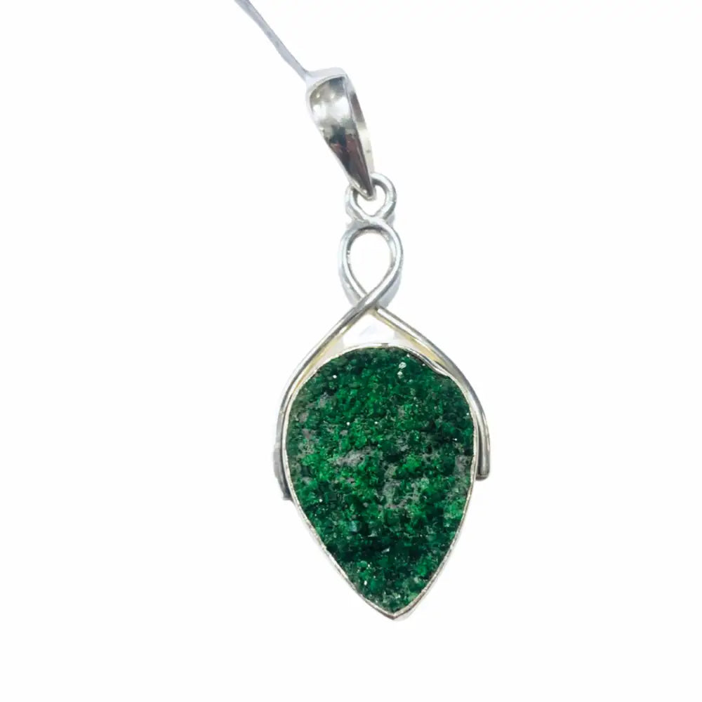 Uvarovite Garnet Pendant SS PENDANT
