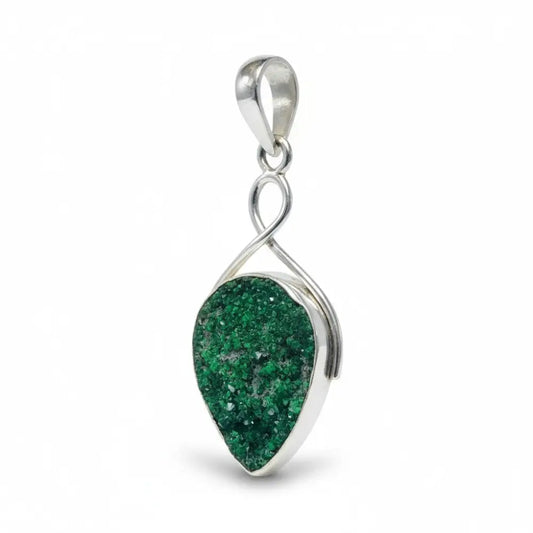 Uvarovite Garnet Pendant SS PENDANT
