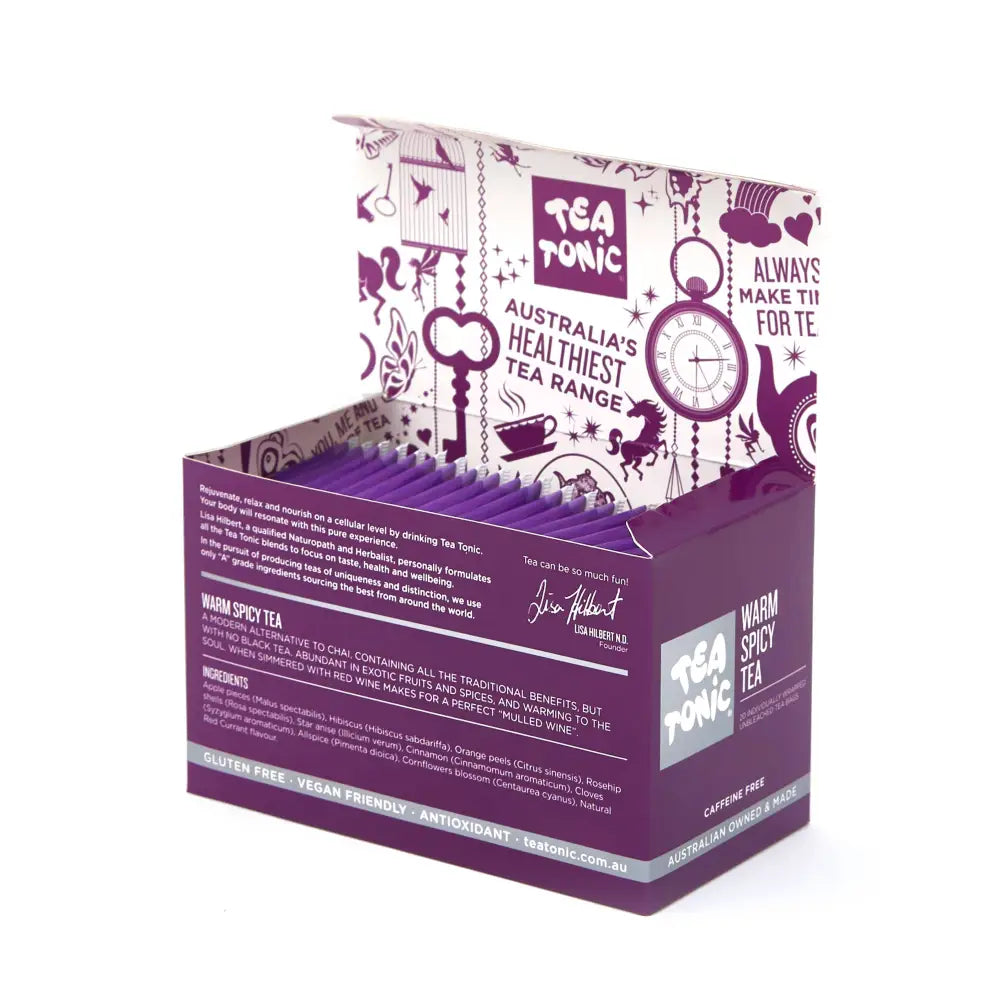 Warm Spicy Tea 20 Tea Bags - Box