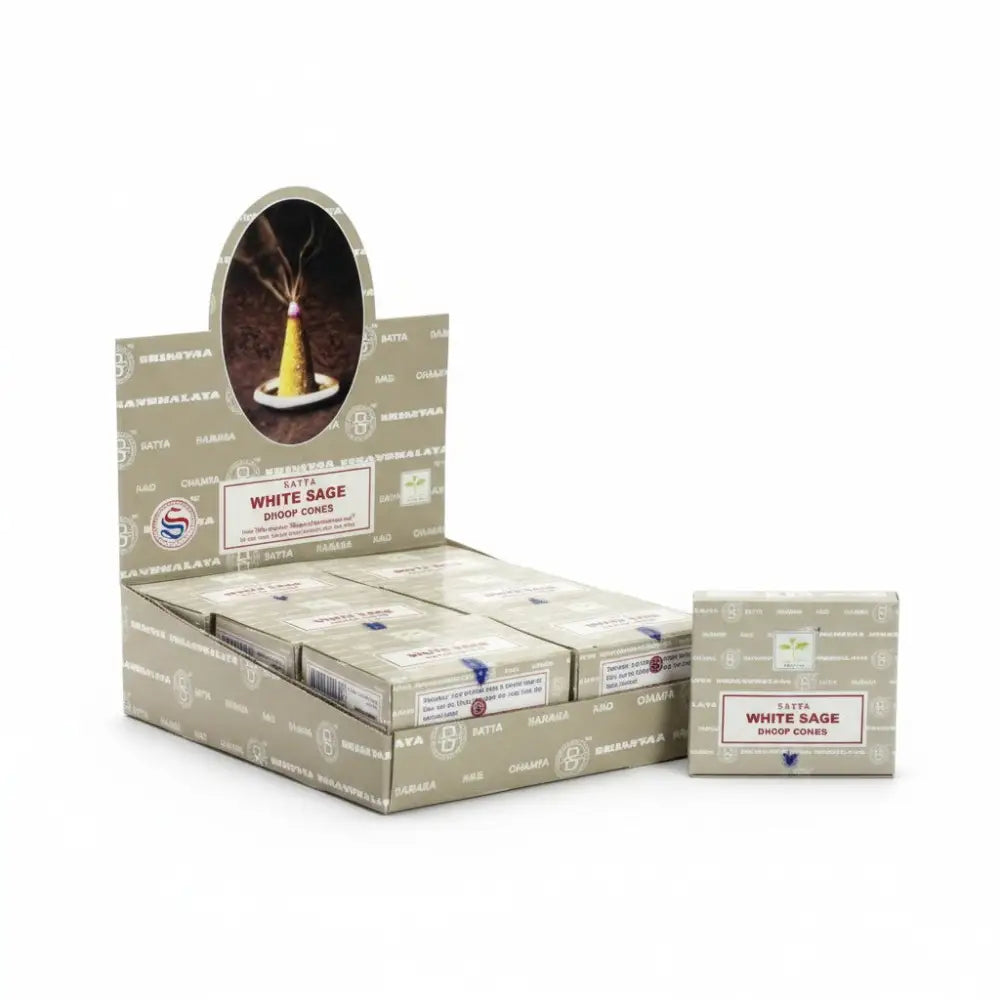 White Sage Cones - Satya Incense