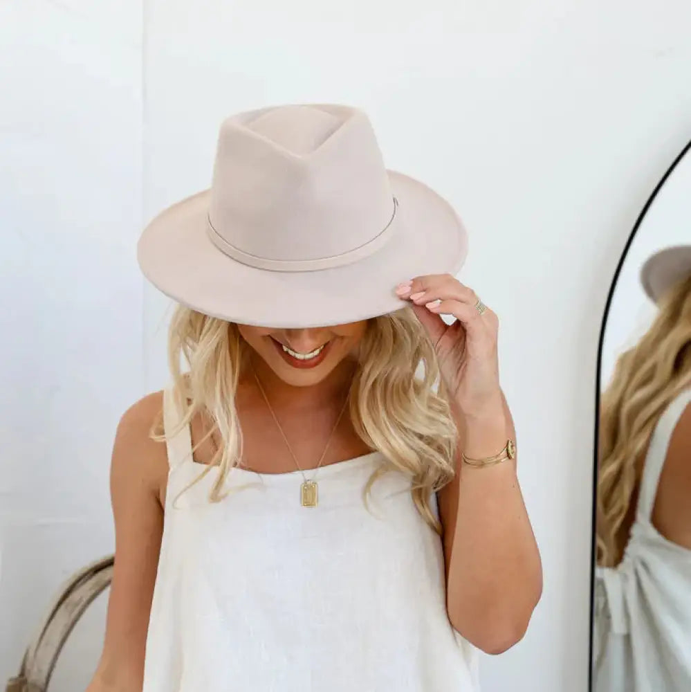 Wool Hat Boho Festival Stone hat