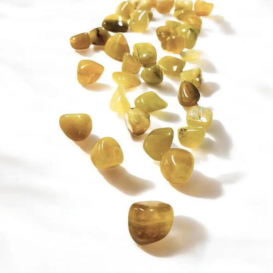 Yellow Opal Tumble ~ Joy & Playful Confidence Tumbled Crystal