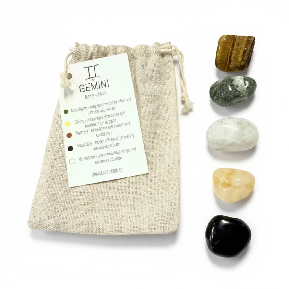 Zodiac Crystal Kit - Gemini Crystal tumble