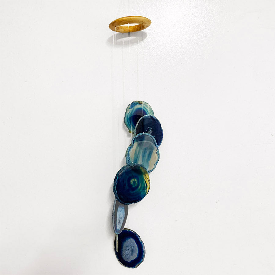 Agate Wind Chime – Blue