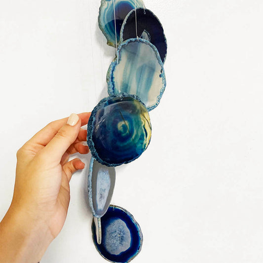 Agate Wind Chime – Blue