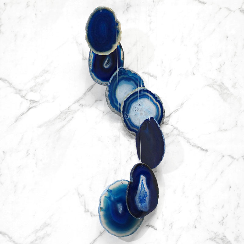 Agate Wind Chime – Blue