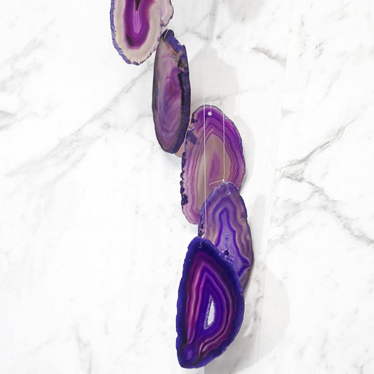 Agate Wind Chime – Purple