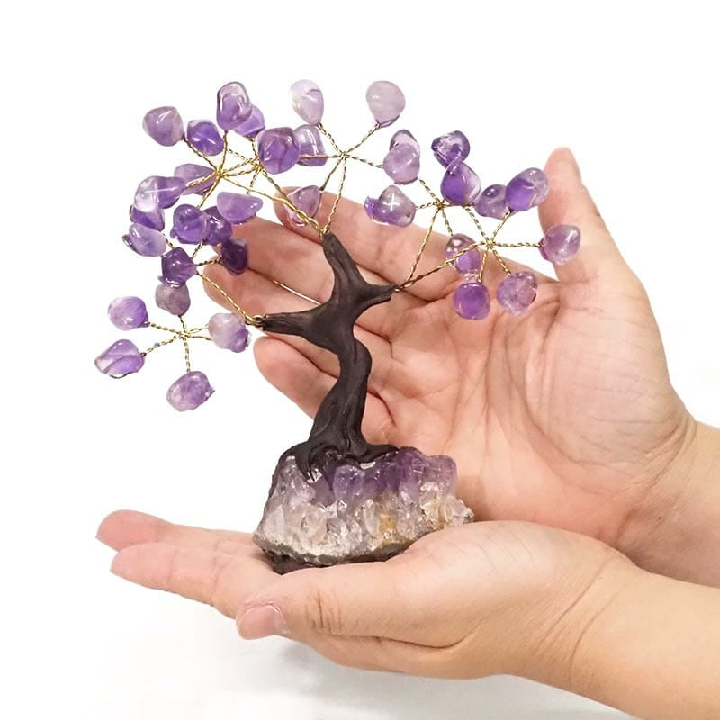 AMETHYST Bonsai Crystal Tree 14