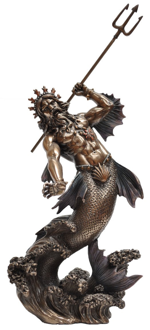 Poseidon Bronze Statue