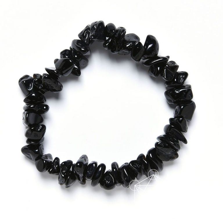 Tektite Crystal Chip Bracelet