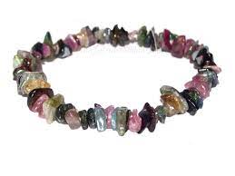 Mixed Tourmaline Chip Bracelet