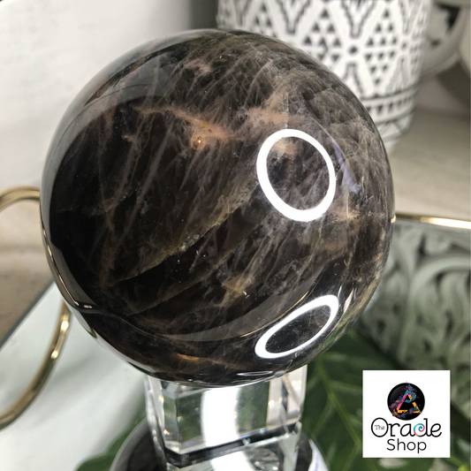 Black Moonstone Sphere