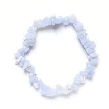 Blue Lace Agate Crystal Chip Bracelet