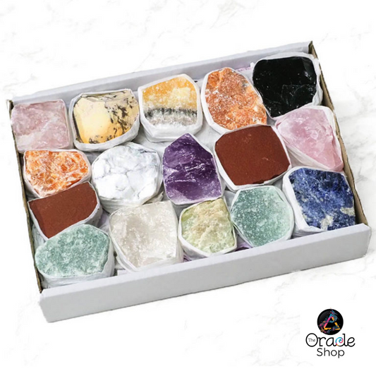 LARGE Crystal Roughs ~ GIFT BOX ~ Brazilian Mixed Crystals