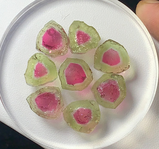Watermelon Tourmaline - Green and Pink/ Red
