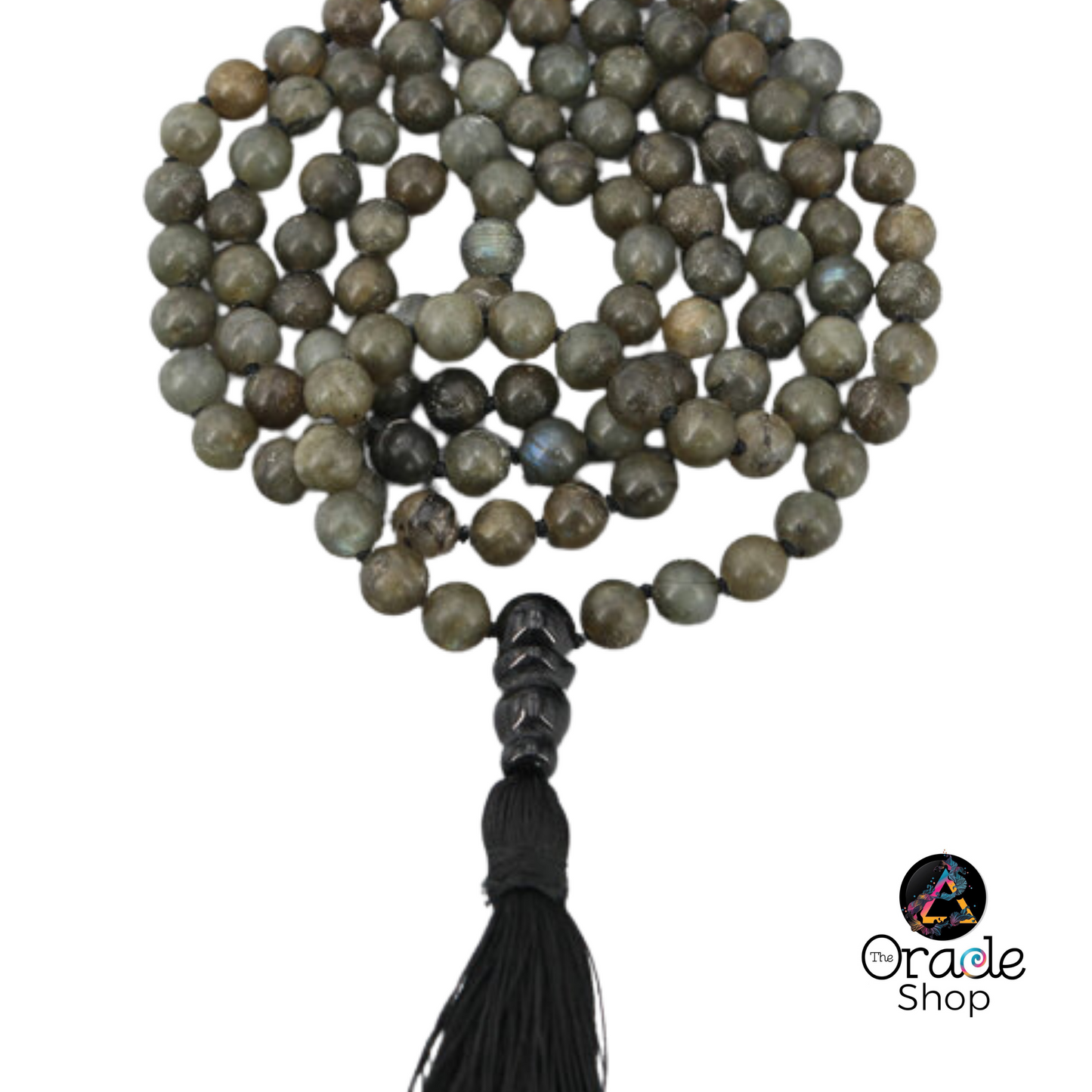 Mala Prayer Bead Crystal Necklace 108 Beads