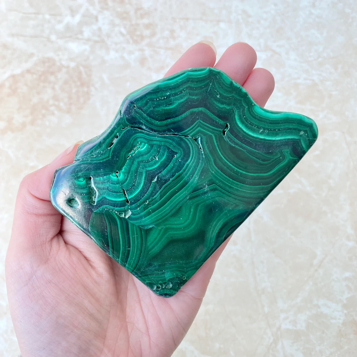 Malachite Slice 001