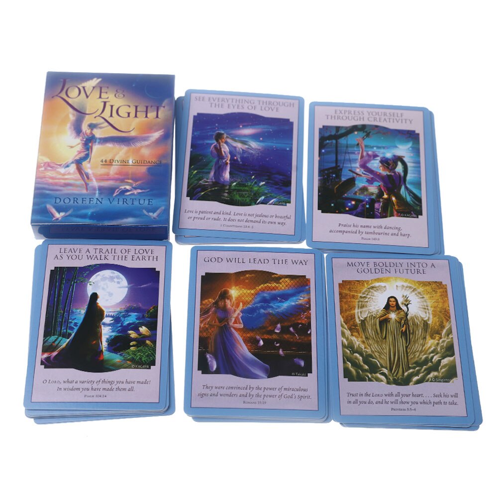 Love & Light: 44 Divine Guidance Cards And Guidebook