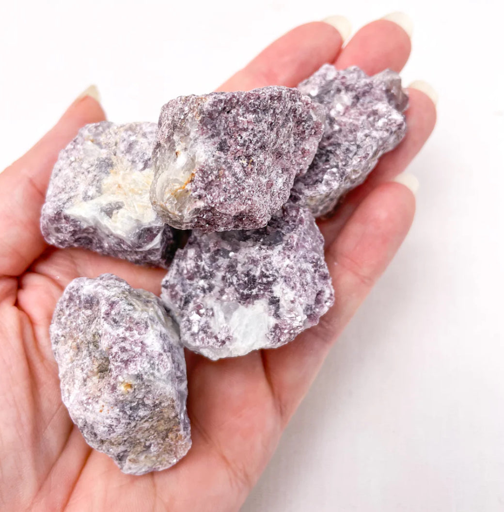 Rough Lepidolite Crystal