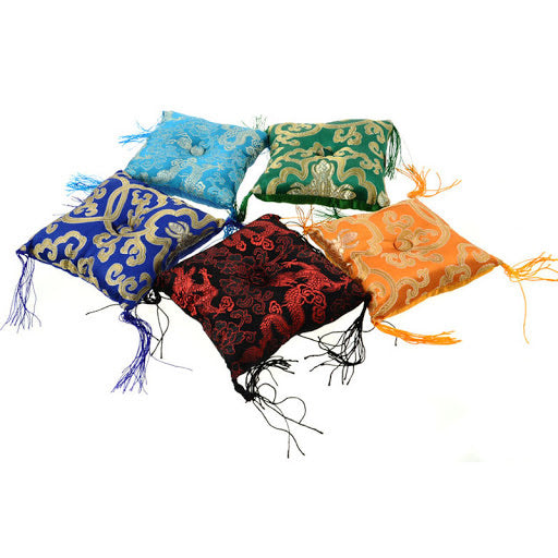 Singing Bowl Cushion Silk