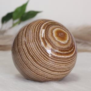 Brown Aragonite Sphere 003