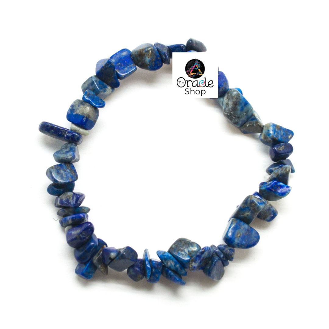 Lapis Lazuli Chip Bracelet ~ Intuition/Wisdom