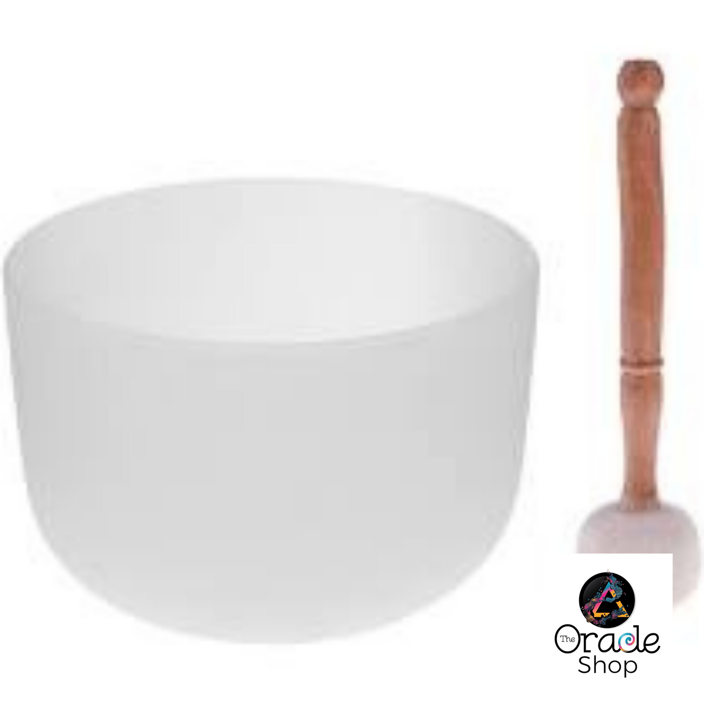 Crystal Singing Bowl - Heart 8" - F Key