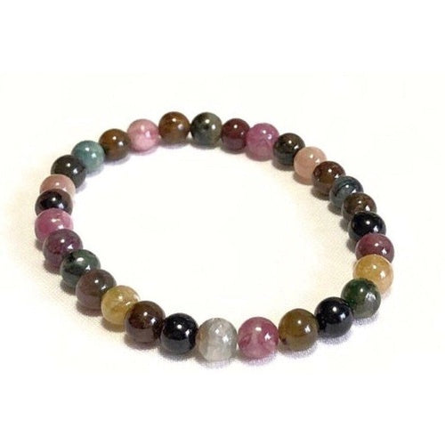 Mixed Tourmaline Bead Bracelet