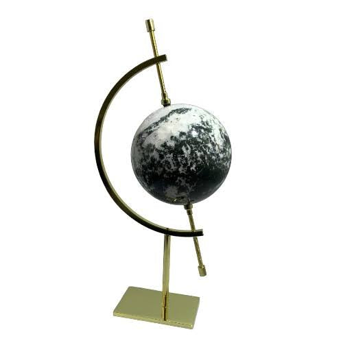 Floating Sphere Stand Gold